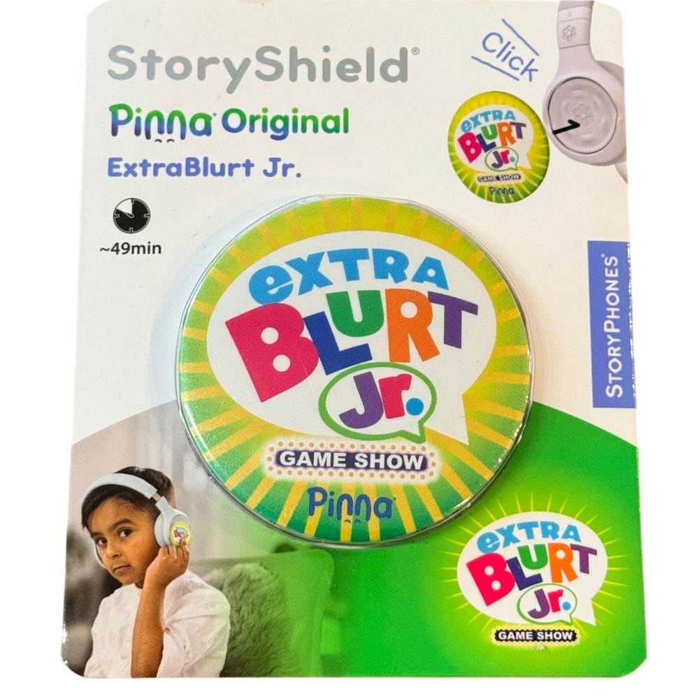 StoryPhones StoryShield ExtraBlurt Jr Game Show Pinna Original Audio Disc Green